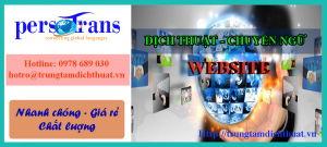 dịch nội dung website