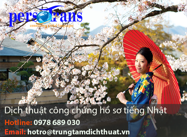 công chứng dịch tiếng nhật lấy nhanh